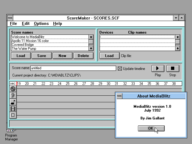 MediaBlitz 1.0 - ScoreMaker